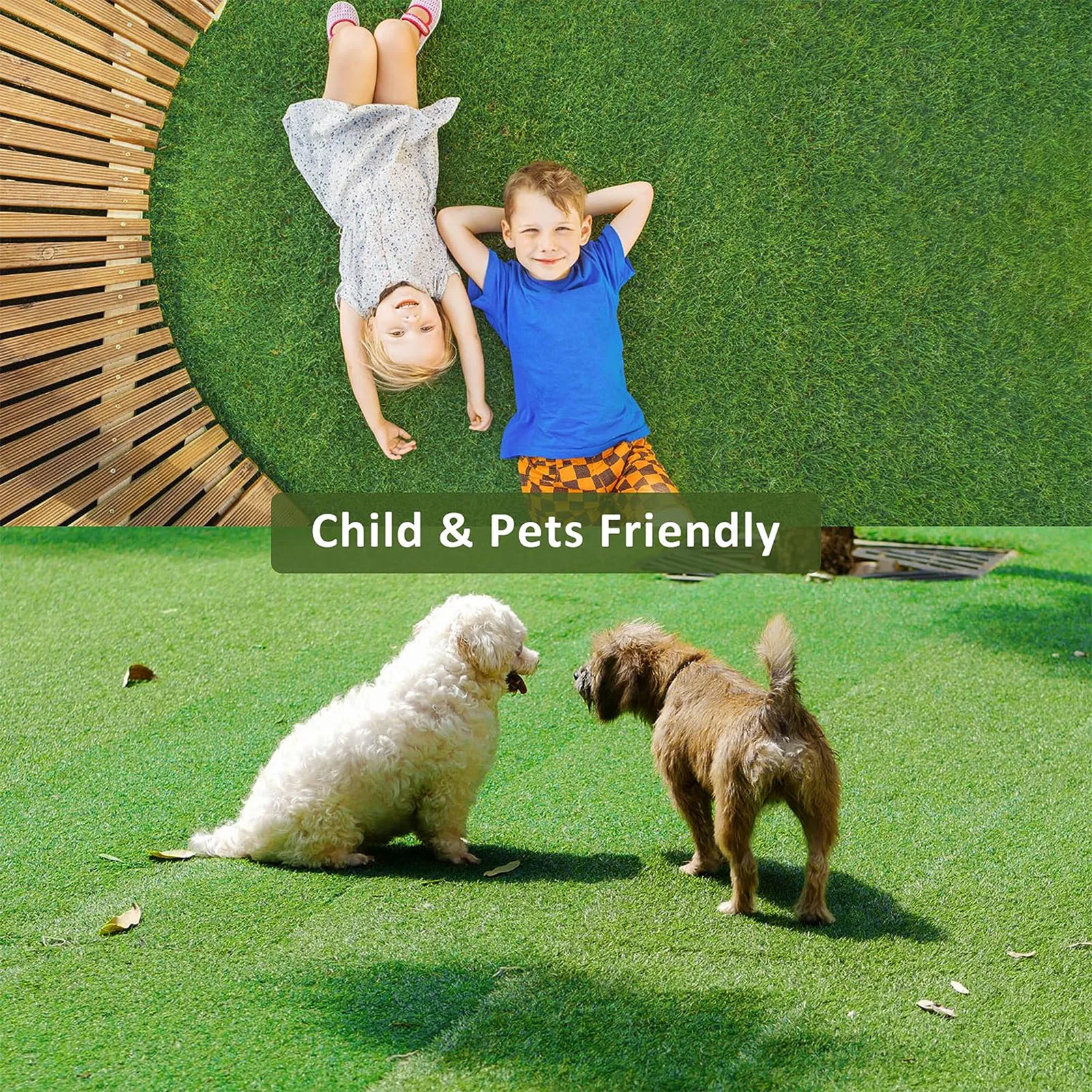 3Pcs Lawn Turf Artificial Grass Tiles Realistic Appearance Soft Touch Fake Grass for Landscaping Deck Backyard Garden Supplies
3Pcs Lawn Turf Artificial Grass Tiles Realistic Appearance Soft Touch Fake Grass for Landscaping Deck Backyard Garden Supplies