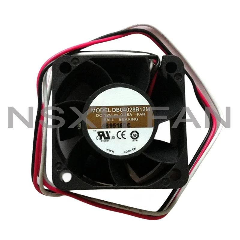 

DB04028B12M 12V 0.45A 2-Wire 40x40x28mm Server Cooling Fan