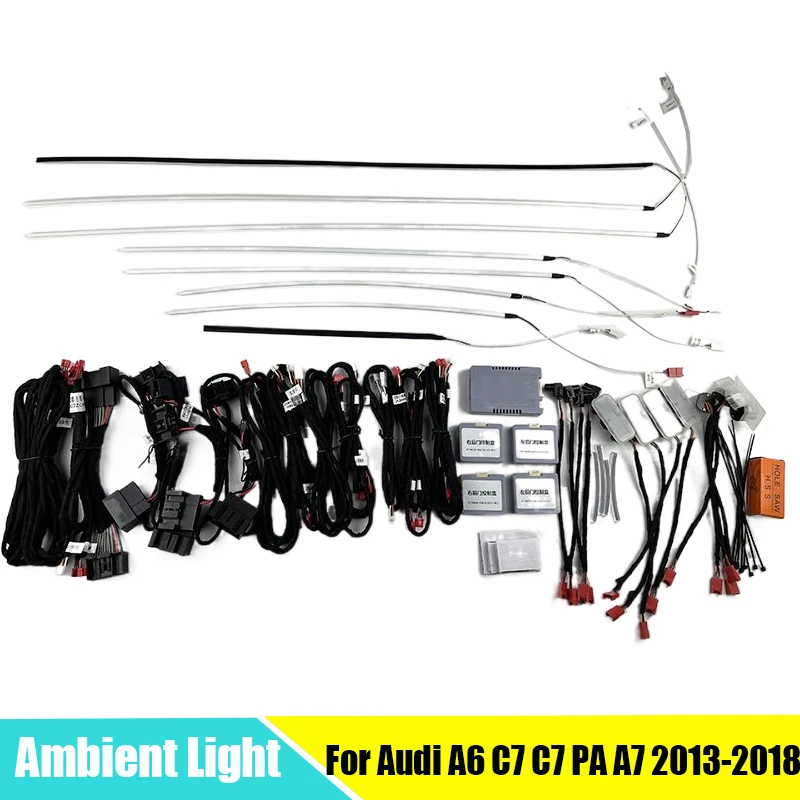 MMI App Control Interior LED Light Door Footwell Lamp Dynamic Led Ambient Light for Audi A6 C7 C7 PA A7 2013-2018
MMI App Control Interior LED Light Door Footwell Lamp Dynamic Led Ambient Light for Audi A6 C7 C7 PA A7 2013-2018