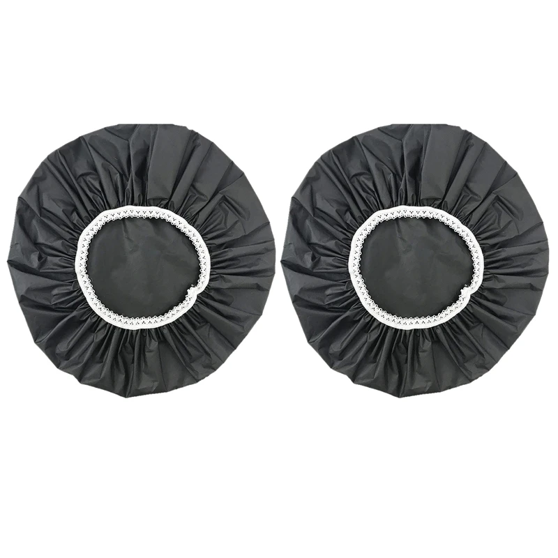 2Pcs Household Waterproof Shower Cap, Swimming Cap, Hotel Elastic Shower Cap Hair Set (Black)
2Pcs Household Waterproof Shower Cap, Swimming Cap, Hotel Elastic Shower Cap Hair Set (Black)