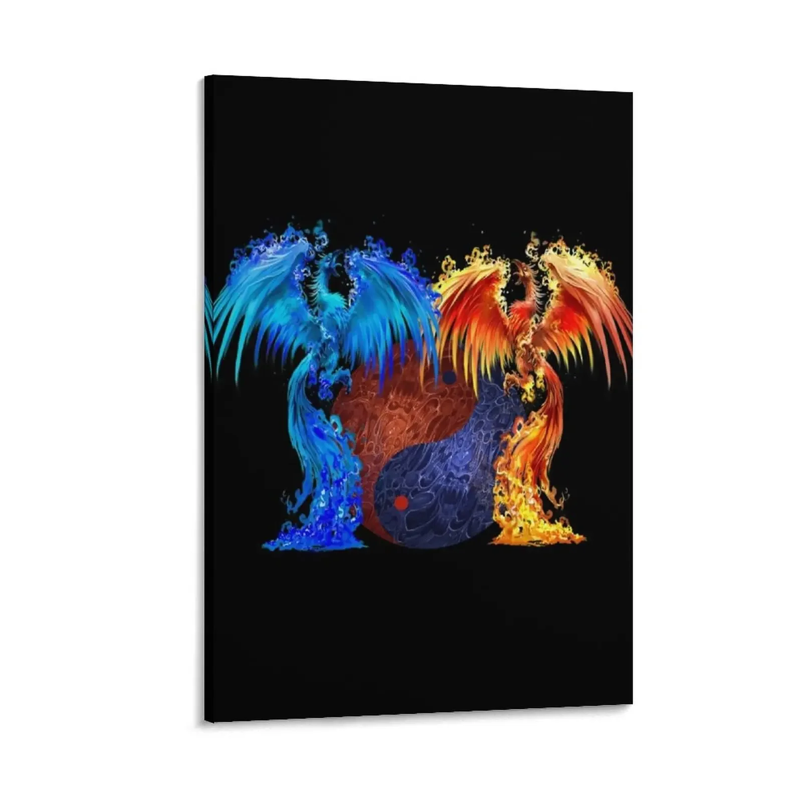 Fantasy Fire And Ice Phoenix Red Blue Yin Yang Canvas Painting home decorations and organization anime room decor
Fantasy Fire And Ice Phoenix Red Blue Yin Yang Canvas Painting home decorations and organization anime room decor