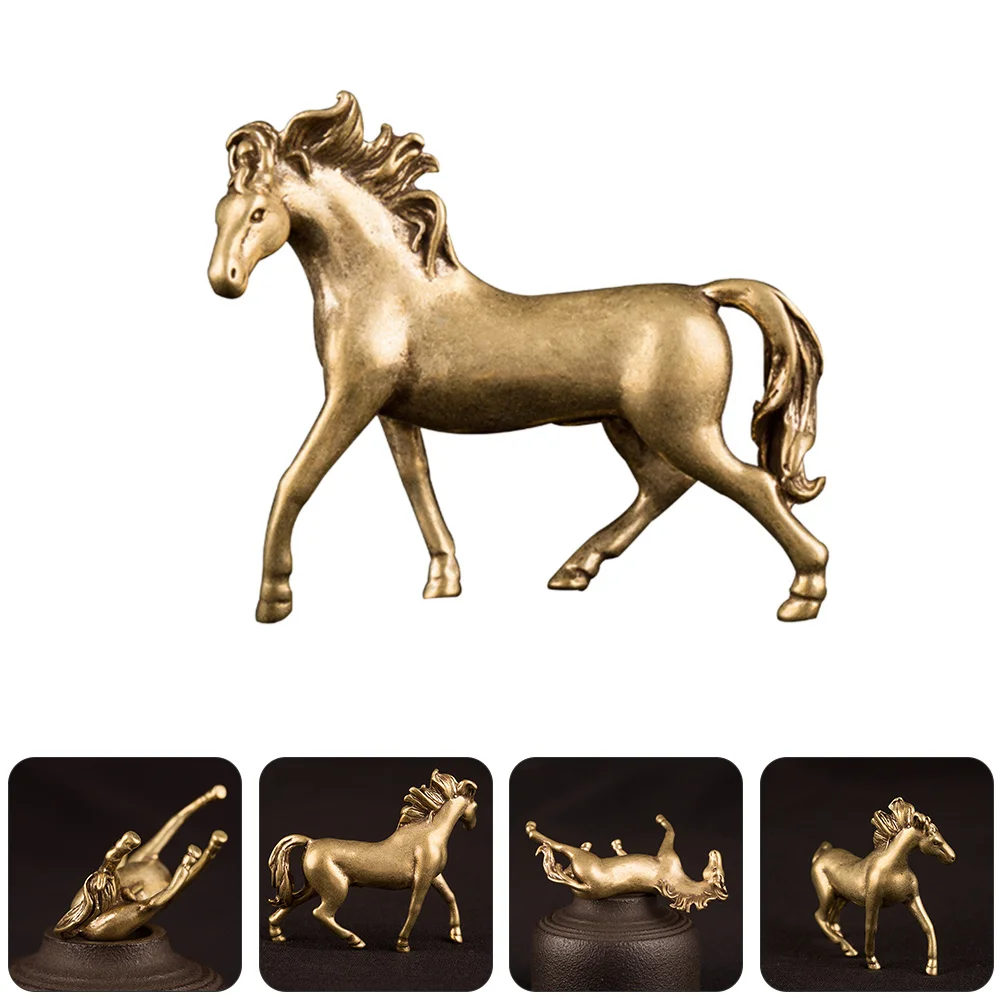 

Brass Horse Statues Brass Horse Figurine Brass Horse Statue Decor Statue Figurines Chinese Zodiac Animals Business Gift