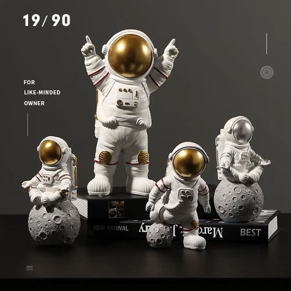 

Предметы интерьера статуэтки астронавта космический человек Луна скульптура декоративные статуи космонавта миниатюры подарок модель астронавта