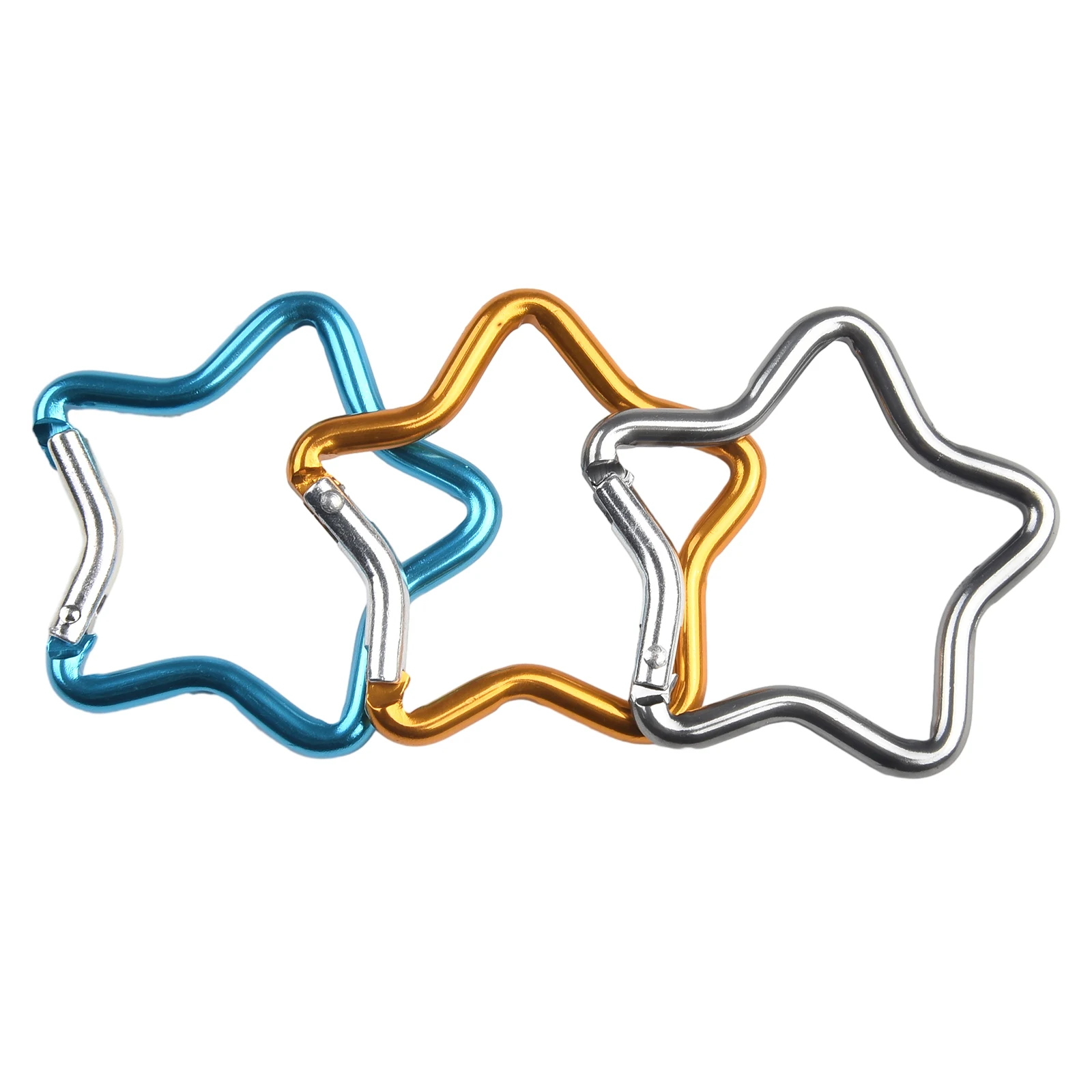 Brand New Carabiner Safety Buckle Spring Hook 3 Pcs Aluminum Alloy Clothing Backpack Colorful Five-pointed Star
Brand New Carabiner Safety Buckle Spring Hook 3 Pcs Aluminum Alloy Clothing Backpack Colorful Five-pointed Star