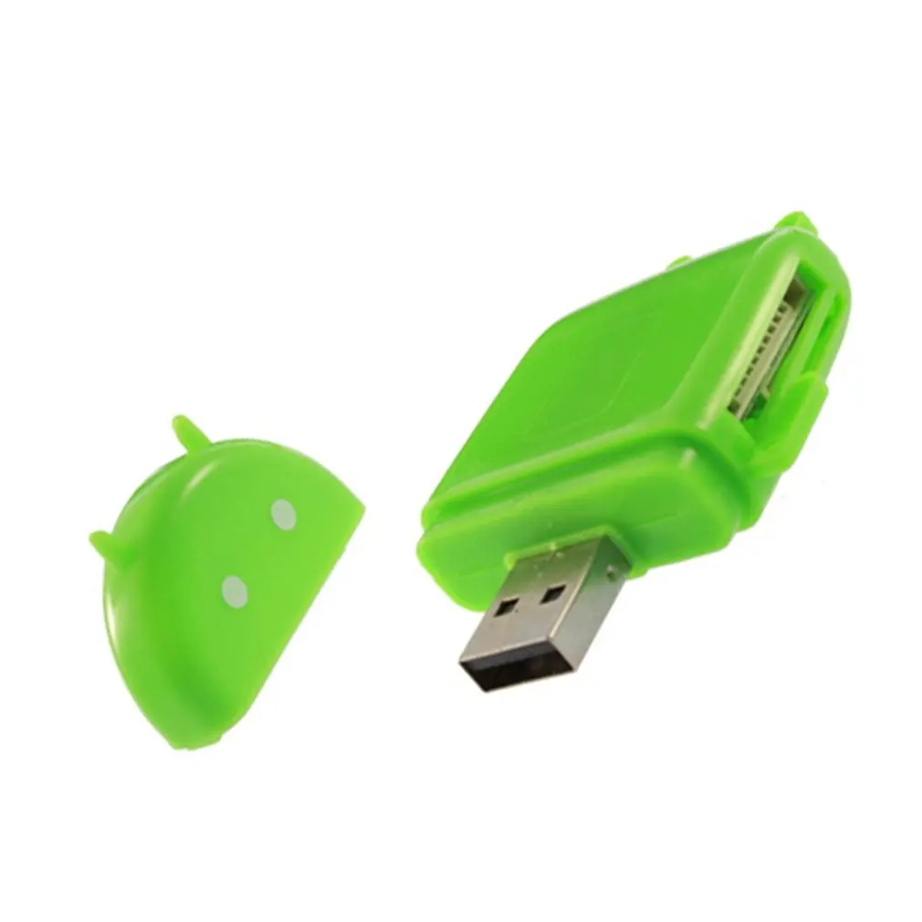 Новый Милый Android Робот mini USB 2,0 высокоскоростной TF Micro кардридер 
Новый Милый Android Робот mini USB 2,0 высокоскоростной TF Micro кардридер