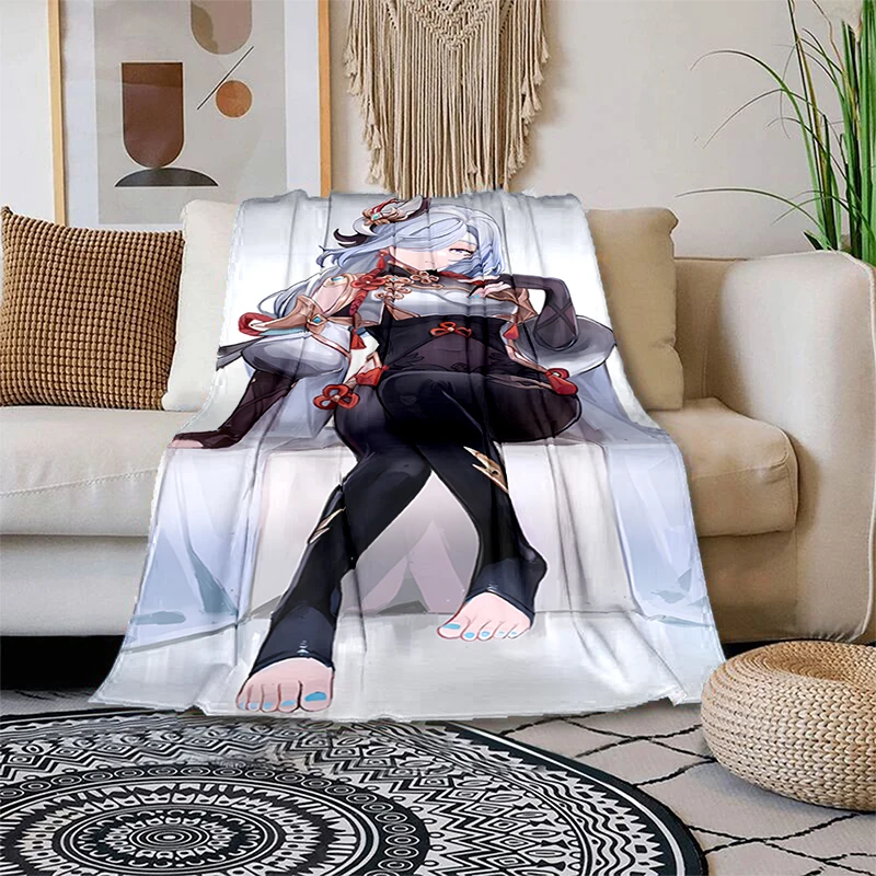 Cartoon Genshin Printed Blanket Flannel Warmth Soft Plush Sofa Bed Throwing Blankets Plush Throwing Anime Picnic Blanket
Cartoon Genshin Printed Blanket Flannel Warmth Soft Plush Sofa Bed Throwing Blankets Plush Throwing Anime Picnic Blanket