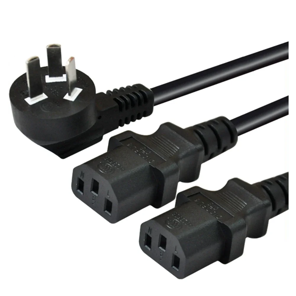 Computer power cord general product word double head power cable one minute two one tow two computer host monitor cable
Computer power cord general product word double head power cable one minute two one tow two computer host monitor cable