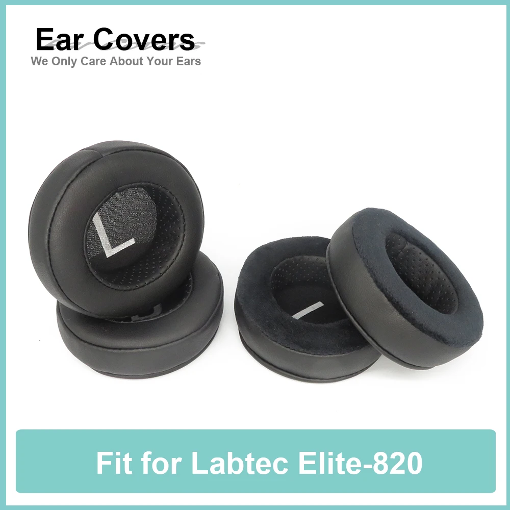 

Earpads For Labtec Elite 820 Headphone Earcushions Protein Velour Pads Memory Foam Ear Pads