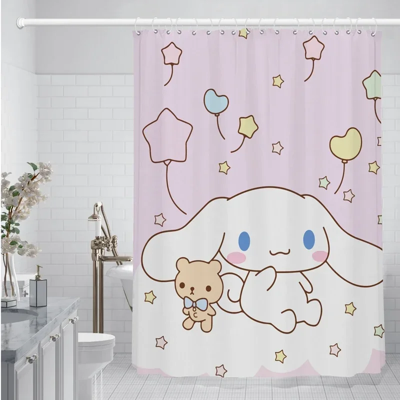 Bule Sanrios Cinnamorrll Shower Curtain Cute Shower Curtain Bathroom Waterproof Bath Curtain with Hooks Washable Cloth Decor
Bule Sanrios Cinnamorrll Shower Curtain Cute Shower Curtain Bathroom Waterproof Bath Curtain with Hooks Washable Cloth Decor