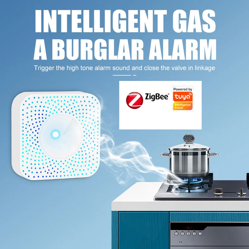 Tuya Zigbee Natural Gas Sensor Combustible Household Smart LPG Gas Alarm CH4 Detector Leakage Sensor Fire Safety Smart Home
Tuya Zigbee Natural Gas Sensor Combustible Household Smart LPG Gas Alarm CH4 Detector Leakage Sensor Fire Safety Smart Home