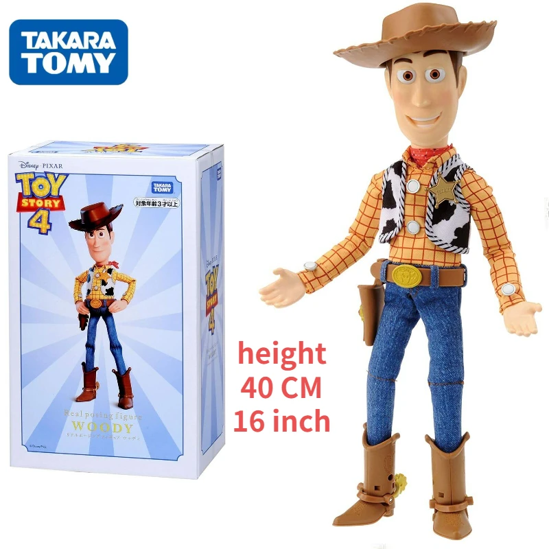 TAKARA TOMY Toy Story 4 Real Posing Figure Woody 40cm Doll 16 Inch Toy Gift Collection Hobby
TAKARA TOMY Toy Story 4 Real Posing Figure Woody 40cm Doll 16 Inch Toy Gift Collection Hobby