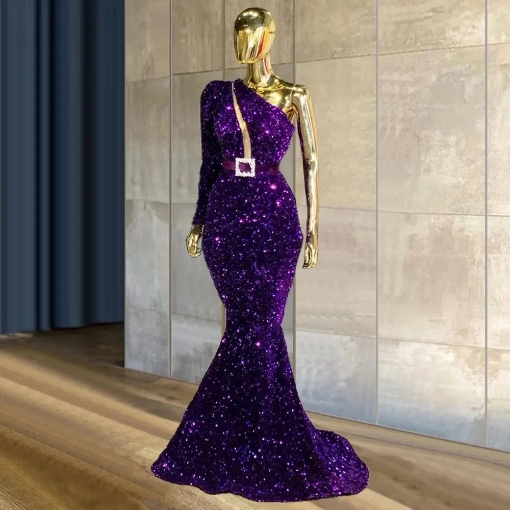 One Shoulder Cocktail Dress Sparkly Sequin Mermaid Floor-Length Women Party Dress Robe de soirée 2024 Pageant Long Dress Vestido
One Shoulder Cocktail Dress Sparkly Sequin Mermaid Floor-Length Women Party Dress Robe de soirée 2024 Pageant Long Dress Vestido