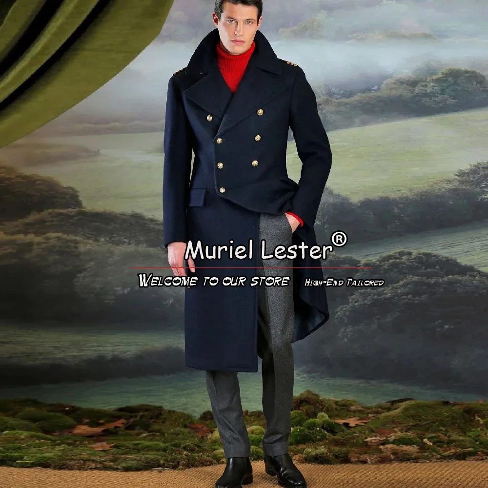 Autumn/Winter Men Suit Jackets Slim Fit Tweed Blend Trench Coat Long Navy Blue Double Breasted Overcoat Tailored Business Blazer
Autumn/Winter Men Suit Jackets Slim Fit Tweed Blend Trench Coat Long Navy Blue Double Breasted Overcoat Tailored Business Blazer
