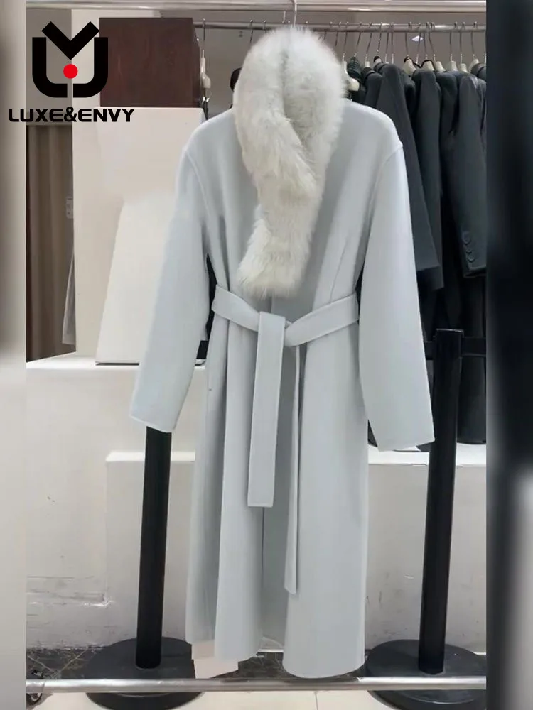 LUXE&ENVY Hepburn Style High-end Winter Clothing Woolen Coat Korean Drama Female Lead Wealthy Family Thousand Gold 2023 Autumn
LUXE&ENVY Hepburn Style High-end Winter Clothing Woolen Coat Korean Drama Female Lead Wealthy Family Thousand Gold 2023 Autumn