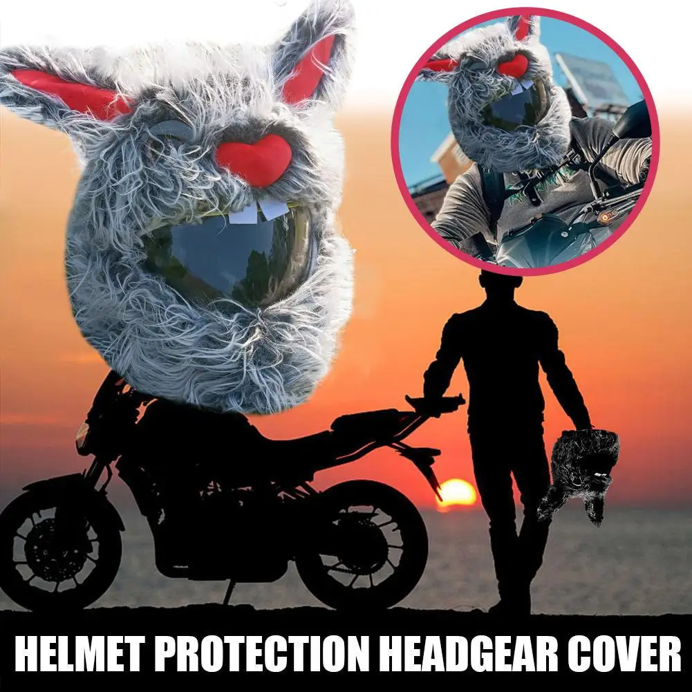 

Fashion Personality Funny Bird Fried Street Plush Motorcycle Warm Helmet Riding Motorcycle Helmet Accessories Hat Helmet Se V6E4