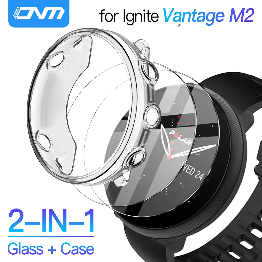 2-IN-1 Case + Tempered Glass for Polar Ignite / Vantage M2 HD Screen Protector Film & Bumper Protective Cover Accessories
2-IN-1 Case + Tempered Glass for Polar Ignite / Vantage M2 HD Screen Protector Film & Bumper Protective Cover Accessories