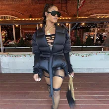 2021 Winter New Women Bandage Bubble Coat Fashion Loose Thicken Warm Cotton Puff Jacket Y2K Streetwear Coat Trendy Wholesale
2021 Winter New Women Bandage Bubble Coat Fashion Loose Thicken Warm Cotton Puff Jacket Y2K Streetwear Coat Trendy Wholesale