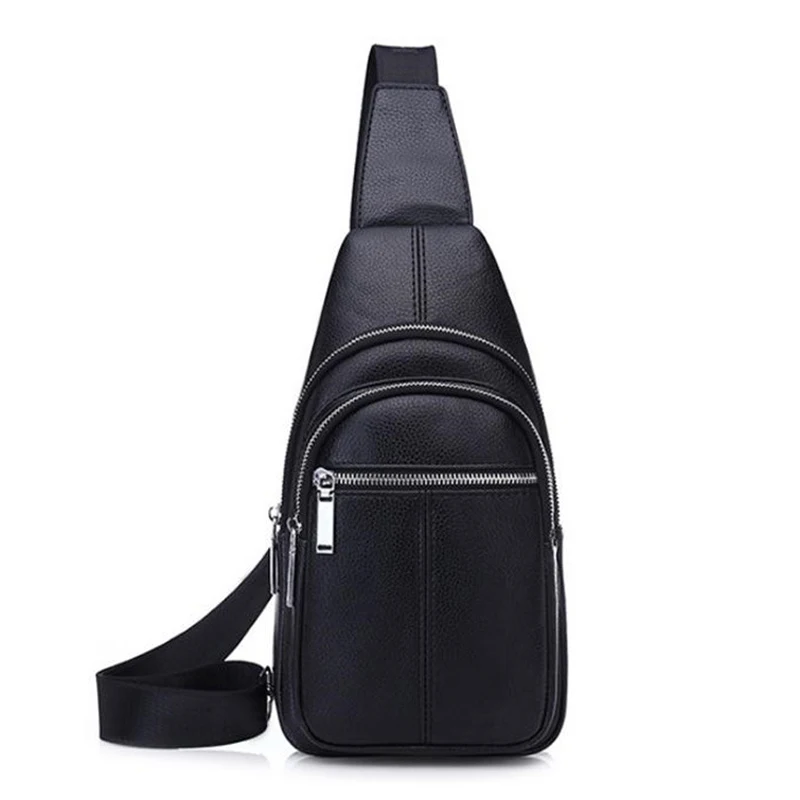 

Мужская нагрудная сумка AETOO, модная сумочка из воловьей кожи на одно плечо, кросс-боди, деловая сумка в Корейском стиле, для отдыха и спорта