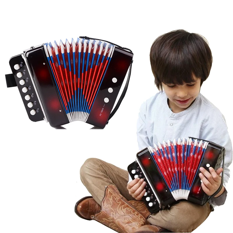 Buttons Accordion Acordeon 7 Keys Sanfona Musical Instrument Bayan Music Concertina Gaita Ammoon Melodica Piano Keyboard Toy
Buttons Accordion Acordeon 7 Keys Sanfona Musical Instrument Bayan Music Concertina Gaita Ammoon Melodica Piano Keyboard Toy