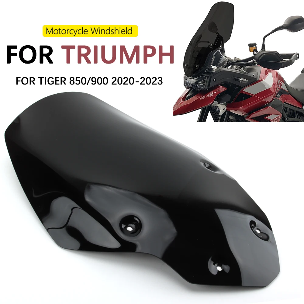 

For Triumph Tiger 850/900 Motorcycle NEW Adjustable Windscreen Windshield Tiger850 Tiger900 High Quality Screen 2020 2021-2023