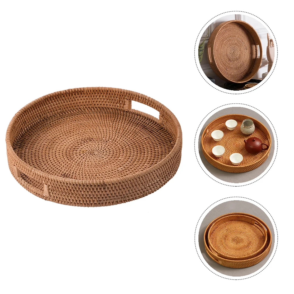 Rattan Storage Basket Home Tray Multipurpose Vintage Decor Fruit Plate Jewelry Decorate Hand-woven
Rattan Storage Basket Home Tray Multipurpose Vintage Decor Fruit Plate Jewelry Decorate Hand-woven