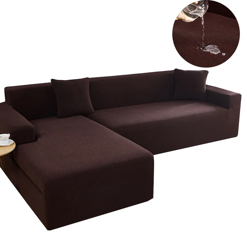 

Waterproof Sofa Cover Decorative Sectional Couch Loveseat Cover Living Room Furniture Corner L Shape Funda Sofa Chaise Lounge