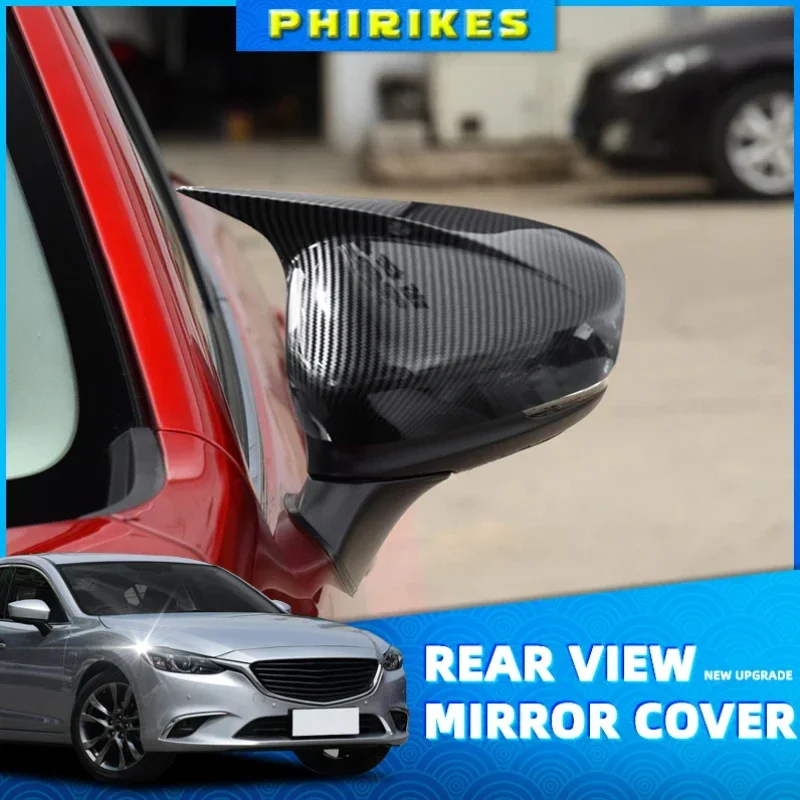 for Mazda 6 Atenza 2018-2021 Car Rear View Rearview Side Glass Mirror Cover Trim Frame Side Mirror Caps Accessories
for Mazda 6 Atenza 2018-2021 Car Rear View Rearview Side Glass Mirror Cover Trim Frame Side Mirror Caps Accessories