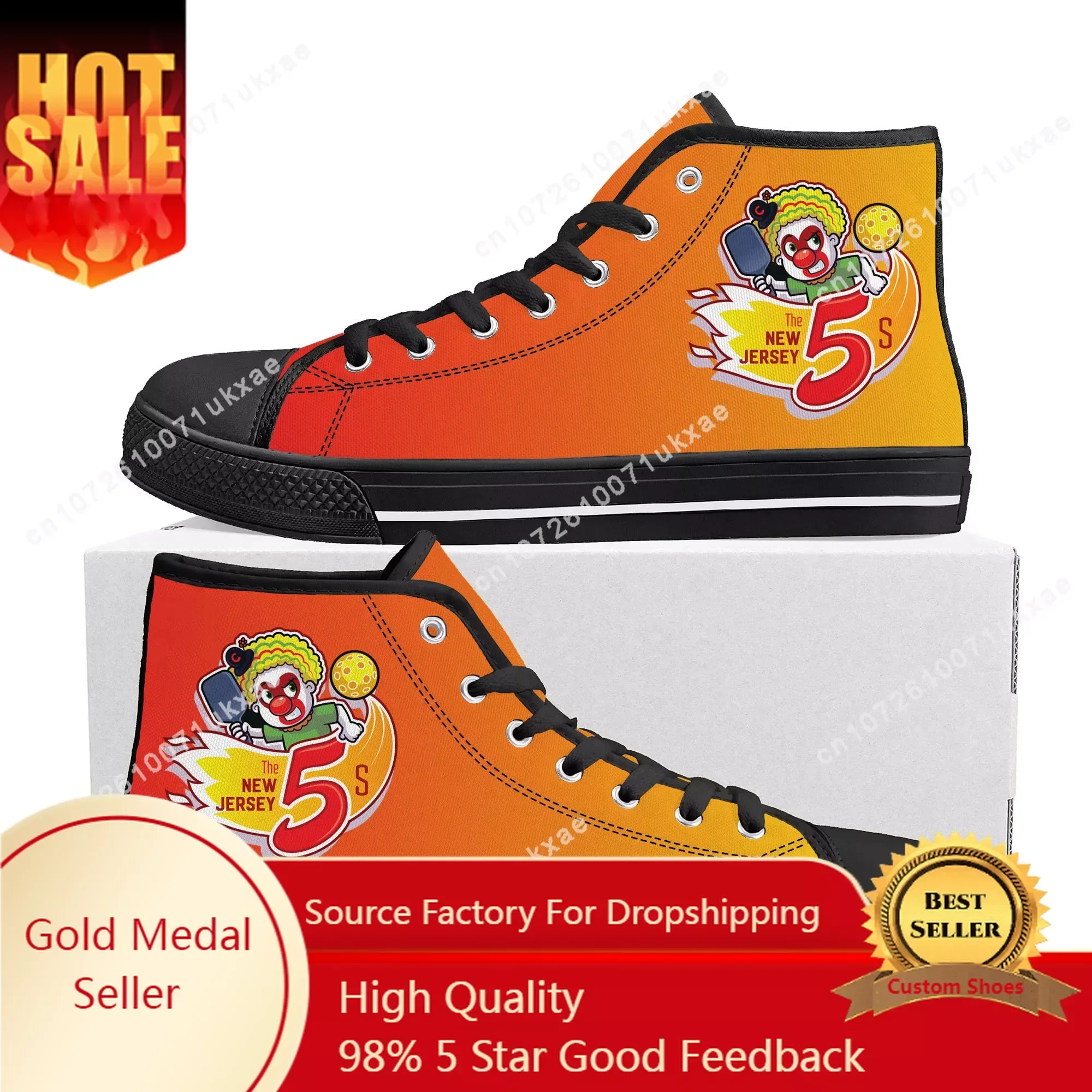 NEW JERSEY 5'S pickleball High Top Sneakers Mens Womens Teenager Canvas High Quality Sneaker Casual Custom Made Shoes DIY Shoe
NEW JERSEY 5'S pickleball High Top Sneakers Mens Womens Teenager Canvas High Quality Sneaker Casual Custom Made Shoes DIY Shoe