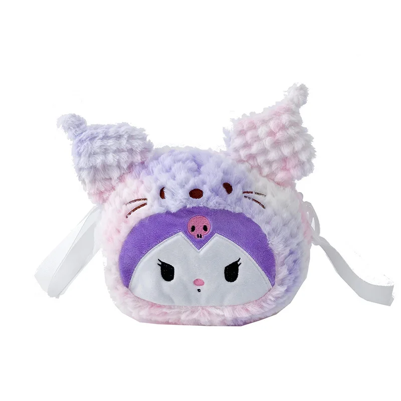 New hot selling 15CM Sanrio series peripheral plush toys kawaii Kuromi Cinnamoroll mymelody Pochacco crossbody bag handbag
New hot selling 15CM Sanrio series peripheral plush toys kawaii Kuromi Cinnamoroll mymelody Pochacco crossbody bag handbag