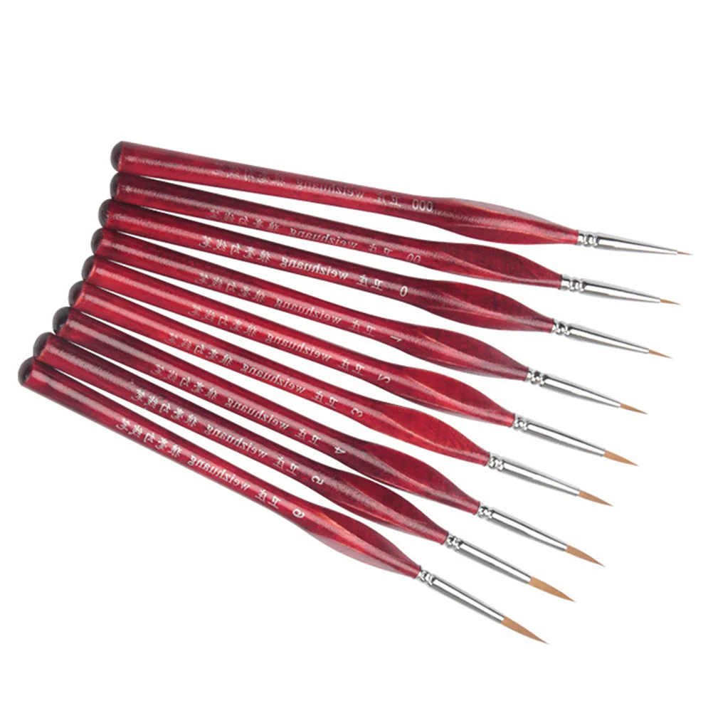 Кисти для рисования, набор тонких кистей для рисования, акварель, миниатюрное масло, набор для детейлинга акрила, для моделирования, миниатюры
Кисти для рисования, набор тонких кистей для рисования, акварель, миниатюрное масло, набор для детейлинга акрила, для моделирования, миниатюры