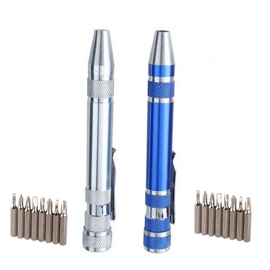 Multifunction 8In1 Pocket Precision Screwdriver Pen Mobile Phone Screwdriver Bit Aluminum Alloy Dismantling Pen Tool Hand Tools
Multifunction 8In1 Pocket Precision Screwdriver Pen Mobile Phone Screwdriver Bit Aluminum Alloy Dismantling Pen Tool Hand Tools