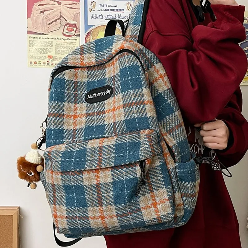 

Kawaii Aesthetic Women Backpack School Bag for Teen Girls Japanese Korean Rucksack Student Bookbags Cute School Backpack Mochila
