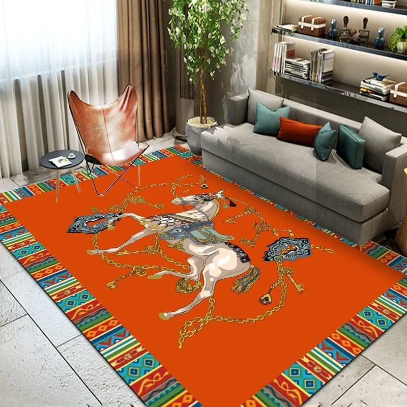 Nordic Animal Horse Living Room Carpet Ethnic Frame 3d Printing Rectangle Room Rug Luxury Design Modern Home Decor Floor Mat
Nordic Animal Horse Living Room Carpet Ethnic Frame 3d Printing Rectangle Room Rug Luxury Design Modern Home Decor Floor Mat
