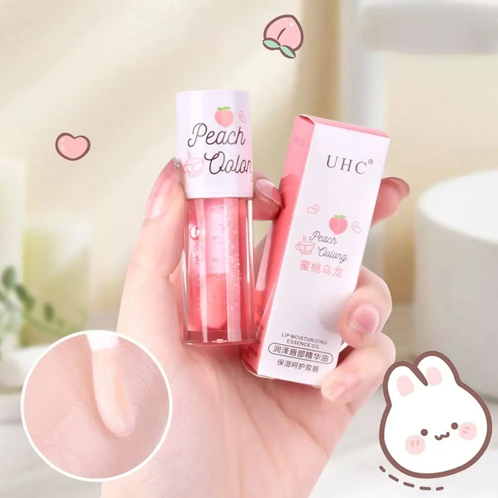 

Long Lasting Lip Oil Fades Lines Relieves Dry Non-sticky Makeup Tool Moisturizing Peach Milk Honey Lip Gloss Lip Beauty