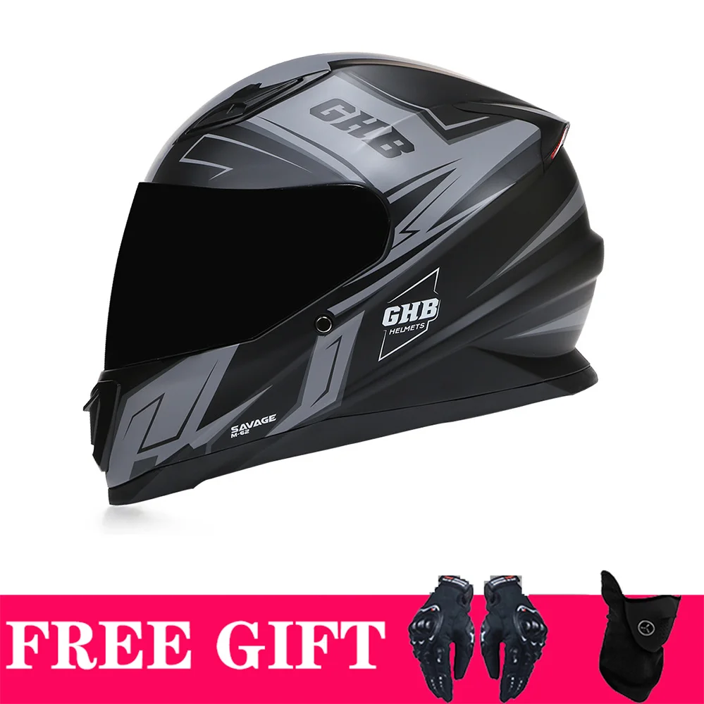 New GHB Motorcycle Full Face Helmet Men Women High Quality Motocross Racing Casque Moto Safety Downhill Single Lens Casco DOT
New GHB Motorcycle Full Face Helmet Men Women High Quality Motocross Racing Casque Moto Safety Downhill Single Lens Casco DOT