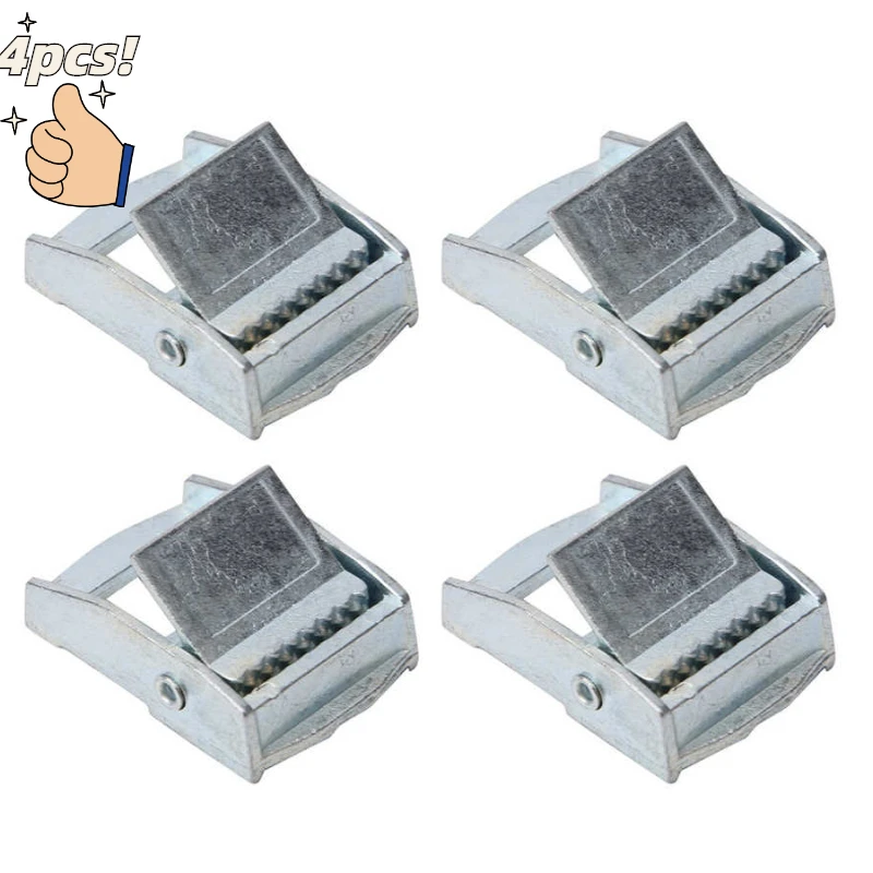 4Pcs Outdoor Camping Climbing Zinc Alloy Buckle for Heavy Duty Tie-down Cargoes Strap Fixed Tensioner Ratchet Buckle
4Pcs Outdoor Camping Climbing Zinc Alloy Buckle for Heavy Duty Tie-down Cargoes Strap Fixed Tensioner Ratchet Buckle