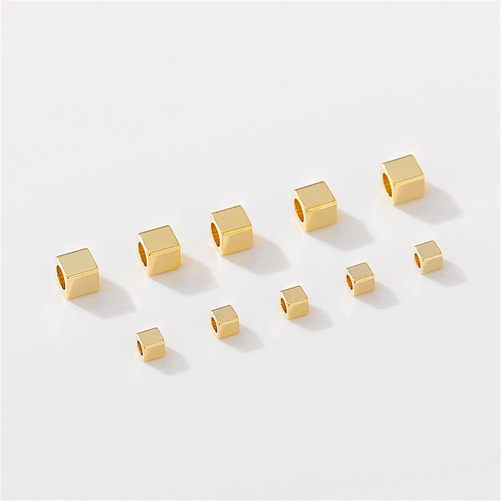 14K gold wrapped square large hole square separated loose beads, handmade DIY string bracelet necklace material accessories
14K gold wrapped square large hole square separated loose beads, handmade DIY string bracelet necklace material accessories