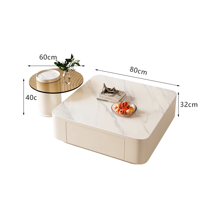 Italian Aesthetic Coffee Table Modern Light Luxury Lounge Salon Living Room Side Table Decoration Accessories Meubles Furniture Italian Aesthetic Coffee Table Modern Light Luxury Lounge Salon Living Room Side Table Decoration Accessories Meubles Furniture