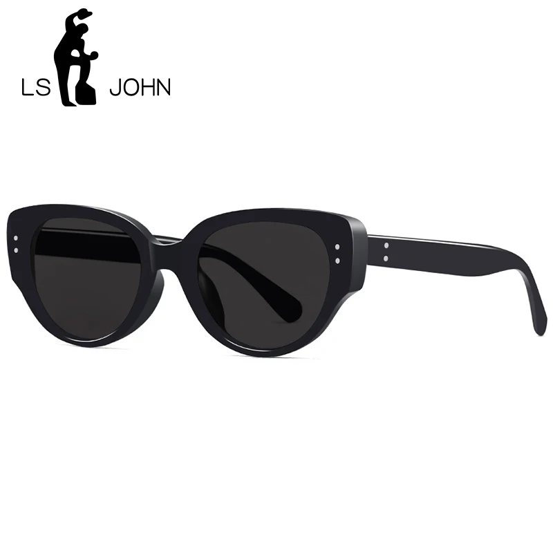 

Очки солнцезащитные CatEye поляризационные для мужчин и женщин, роскошные брендовые корейские дизайнерские высококачественные ацетатные солнечные очки с черными затемненными линзами UV400