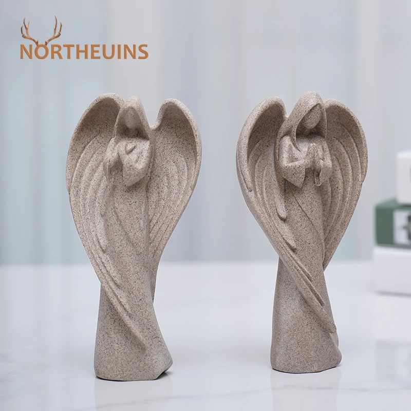 NORTHEUINS Resin Sandstone Angel Statue Retro Abstract Art Goddess Ornament Figurines Home Living Room Interior Desktop Decor
NORTHEUINS Resin Sandstone Angel Statue Retro Abstract Art Goddess Ornament Figurines Home Living Room Interior Desktop Decor