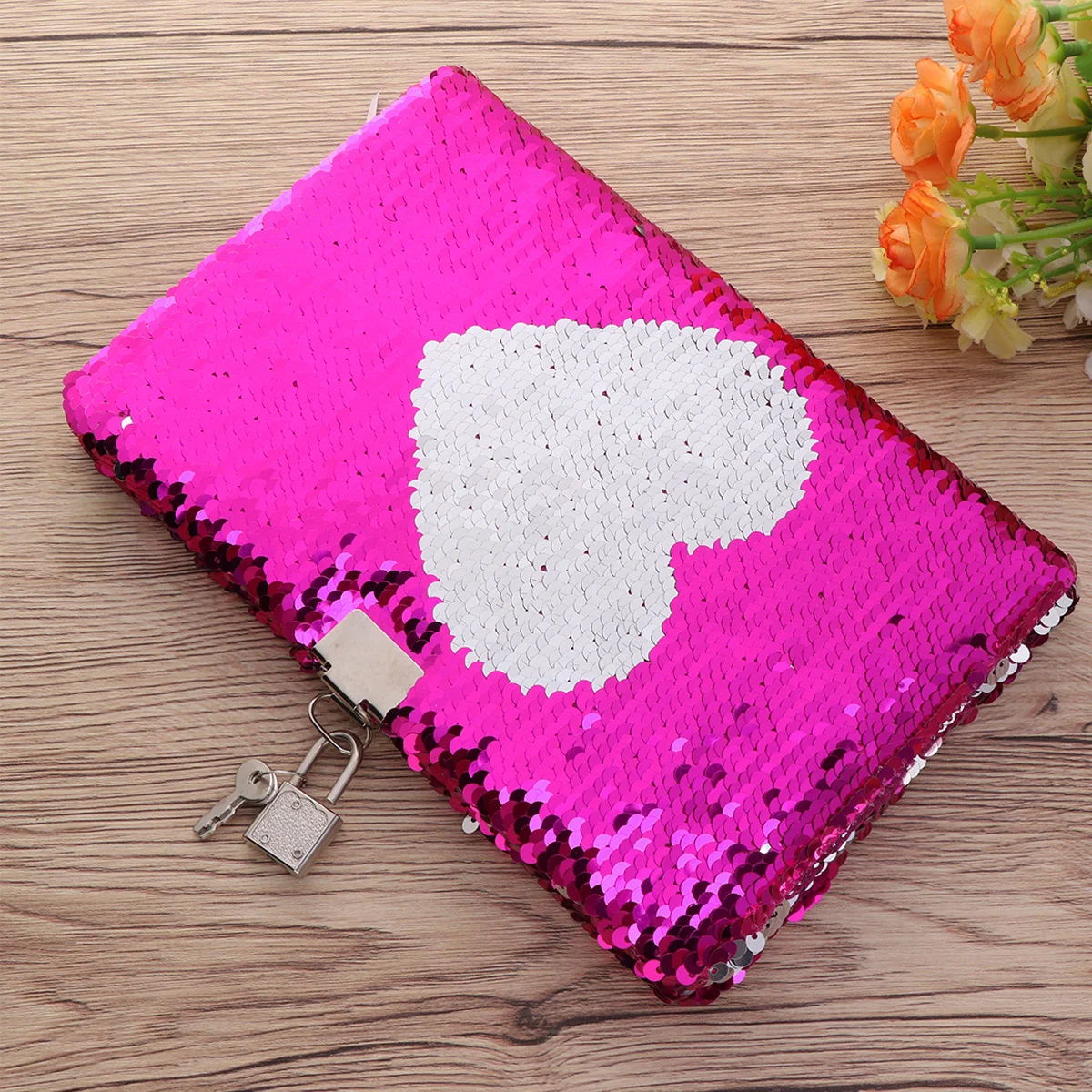 Colorful Love Heart Notebook Sequin Secret Diary with Lock Reversible Notebook Private Journal Travel Journal Gift for Adults
Colorful Love Heart Notebook Sequin Secret Diary with Lock Reversible Notebook Private Journal Travel Journal Gift for Adults