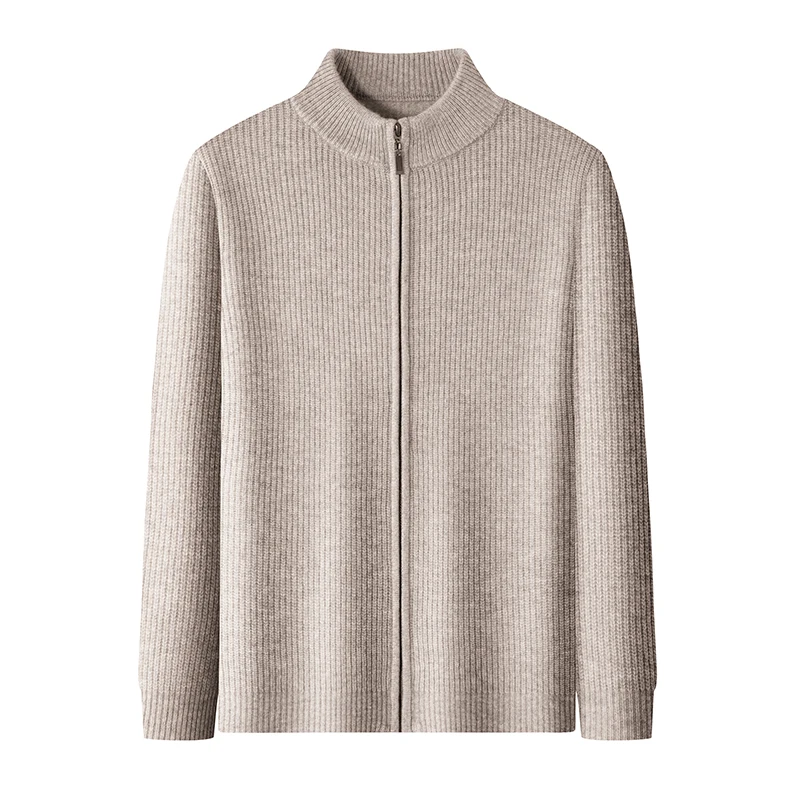 Men's Knit Sweater Zipper Cardigan Youthful Trendy Long-sleeved Retro Classic and Fashionable Pure Wool Cardigan
Men's Knit Sweater Zipper Cardigan Youthful Trendy Long-sleeved Retro Classic and Fashionable Pure Wool Cardigan