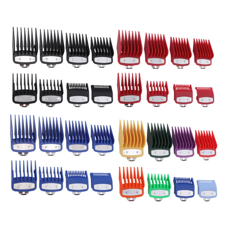 8Pcs Hair Clipper Guards Limit Comb For Wahl Barber Shopr Pro Cutting Guide Combs Electric Clippers Positioning Caliper Y0421
8Pcs Hair Clipper Guards Limit Comb For Wahl Barber Shopr Pro Cutting Guide Combs Electric Clippers Positioning Caliper Y0421