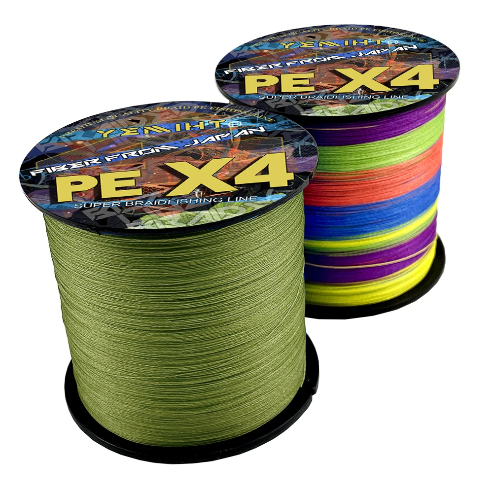 4X Fishing Line 1000M 4 Strands Braided Fishing Lines Multifilament PE Line for Carp Fishing Wire 4.8kg-36.8kg Great Drag Power
4X Fishing Line 1000M 4 Strands Braided Fishing Lines Multifilament PE Line for Carp Fishing Wire 4.8kg-36.8kg Great Drag Power