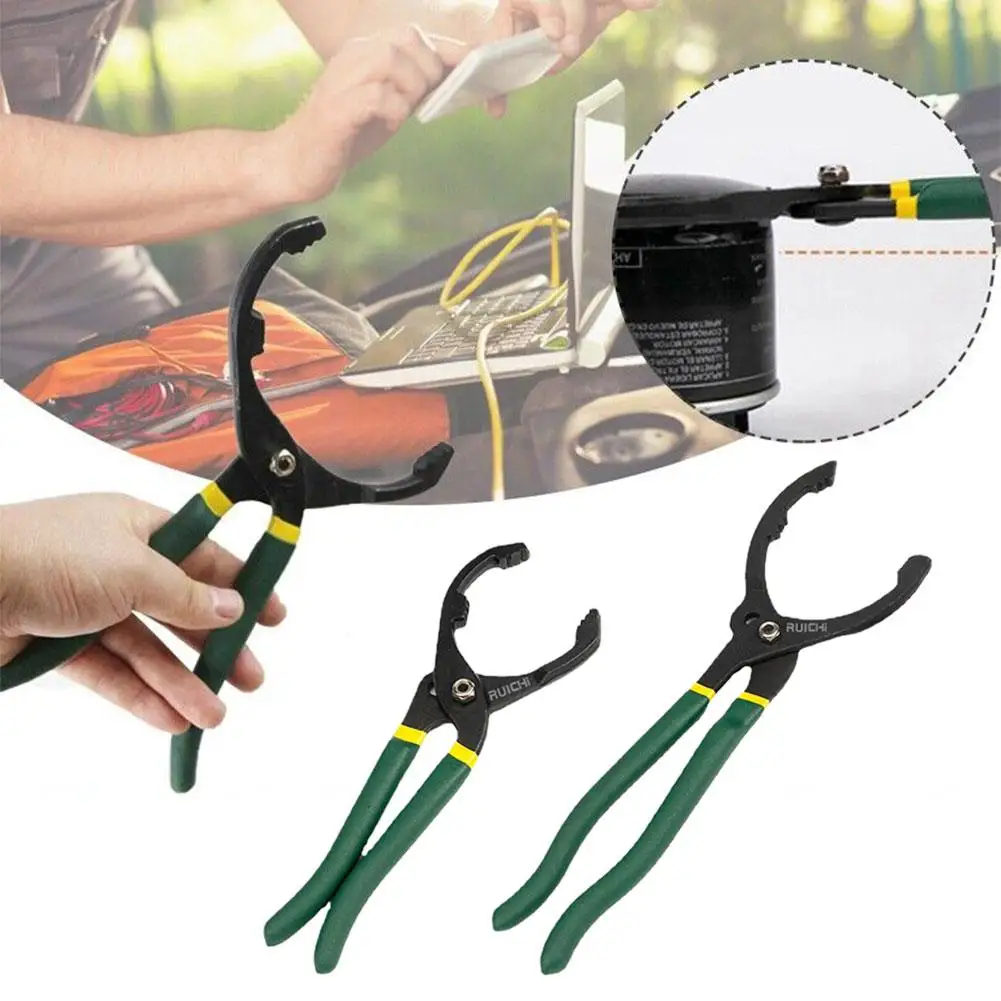 

1pc 10 12 Inch Adjustable Filter Removal Pliers Oil Accessories Universal Household Pliers Wrench Convenient Tools Filter D8g4