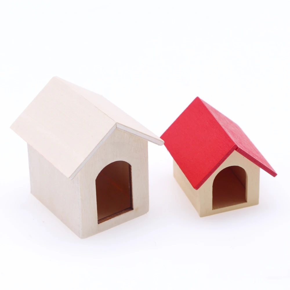 Miniature Items Figurine Dollhouse Mini Wooden Doghouse Miniature Scene Furniture Model
Miniature Items Figurine Dollhouse Mini Wooden Doghouse Miniature Scene Furniture Model