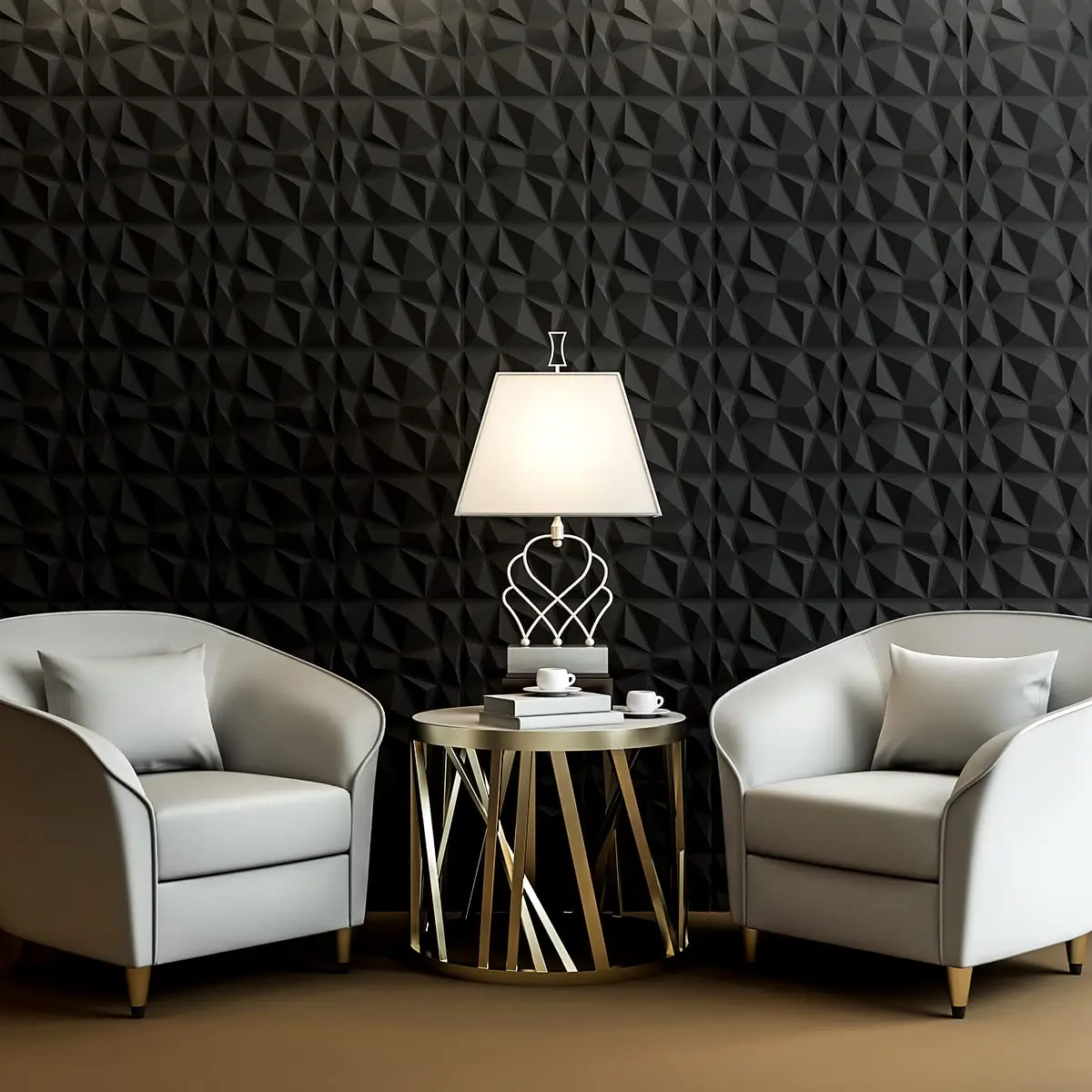 Art3d 30x30cm Home Decor 3D Wall Panels Relief Art Living Room Kitchen Bedroom Diamond Design Matt Black Pack of 33 Tiles
Art3d 30x30cm Home Decor 3D Wall Panels Relief Art Living Room Kitchen Bedroom Diamond Design Matt Black Pack of 33 Tiles