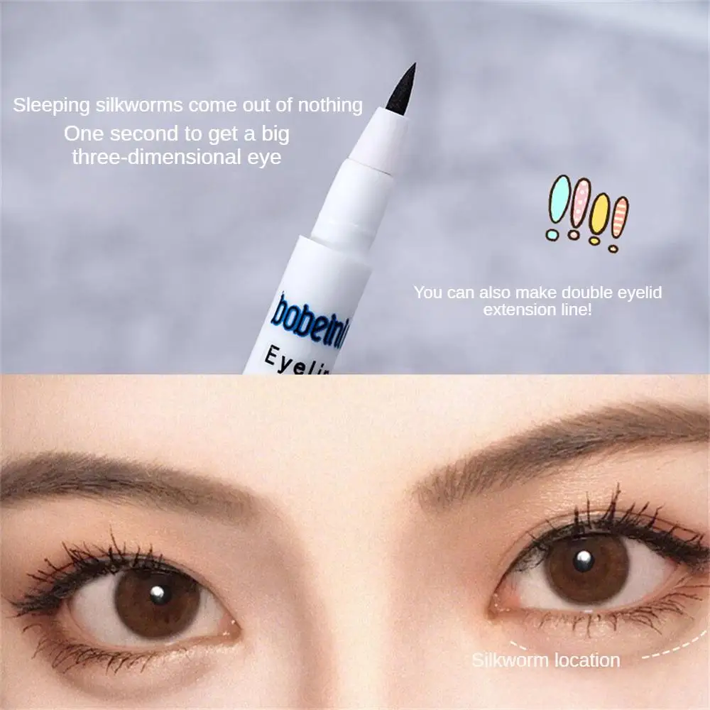 

Ultra-fine Liquid Lying Silkworm Eyelash Pen Matte Brown Gray Eyeliner Highlighter Pencil Smooth Lasting Eye Shadow Stick Makeup