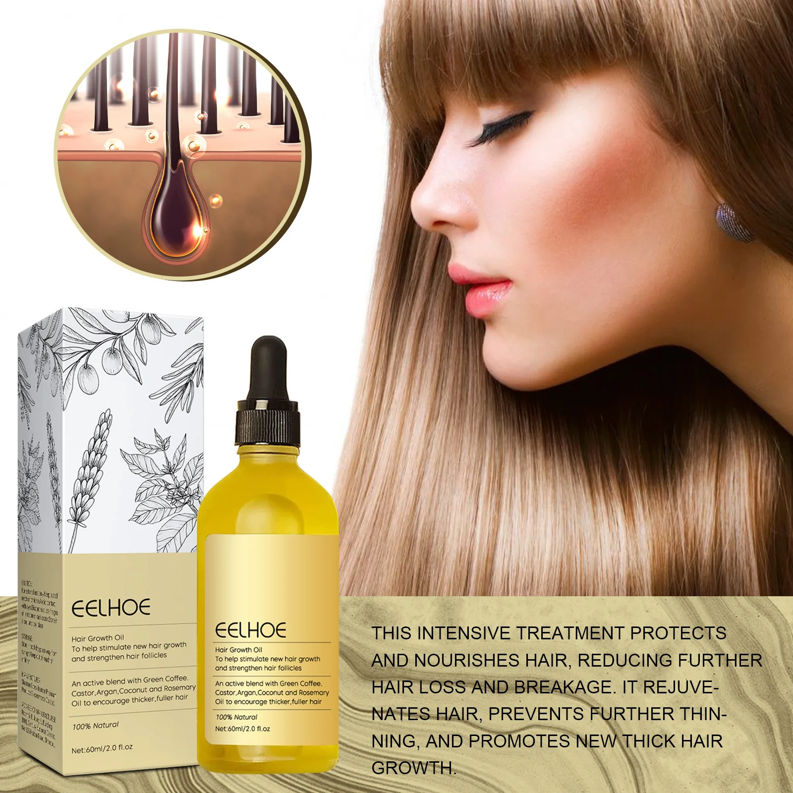Rosemary Oil For Hair Growth Products For Men Women Eyelash Beard Growth Hair Loss Repairing Hair Care Essential Oils Serum 60ml
Rosemary Oil For Hair Growth Products For Men Women Eyelash Beard Growth Hair Loss Repairing Hair Care Essential Oils Serum 60ml