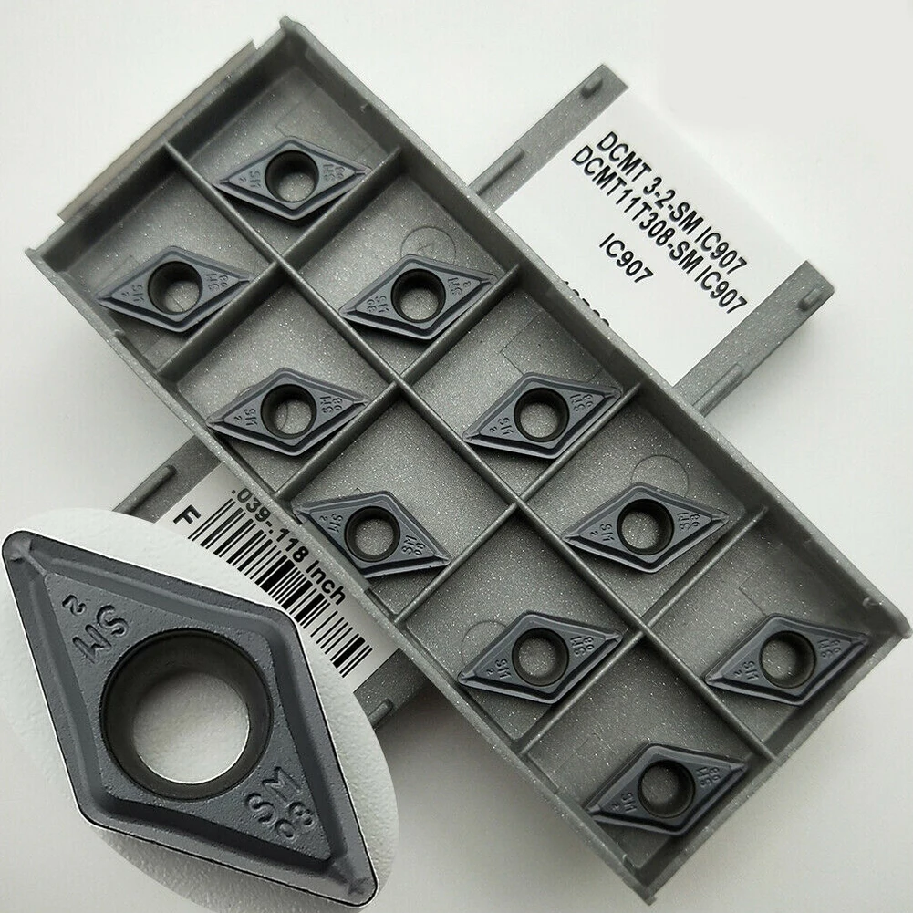 Carbide Inserts DCMT11T308 SM Carbide Inserts for Steel Stainless Steel and Cast Iron Turning and Milling (Pack of 10)
Carbide Inserts DCMT11T308 SM Carbide Inserts for Steel Stainless Steel and Cast Iron Turning and Milling (Pack of 10)